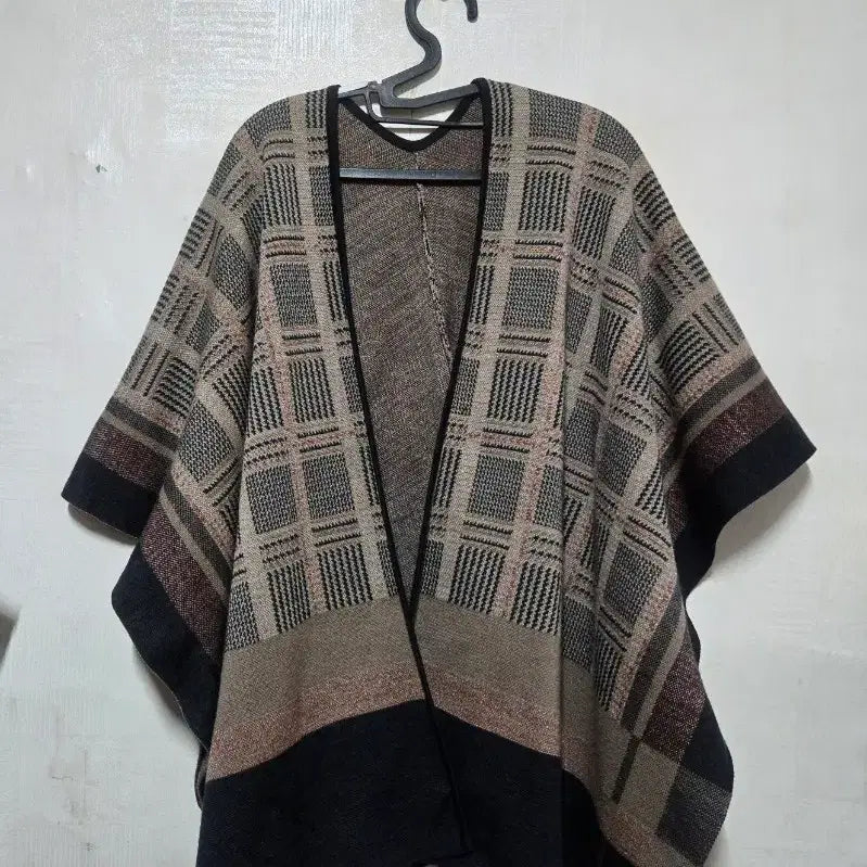 [BUNJANG] Daks Wool Knit Cape / 닥스 울 니트 케이프