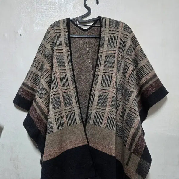 [BUNJANG] Daks Wool Knit Cape / 닥스 울 니트 케이프