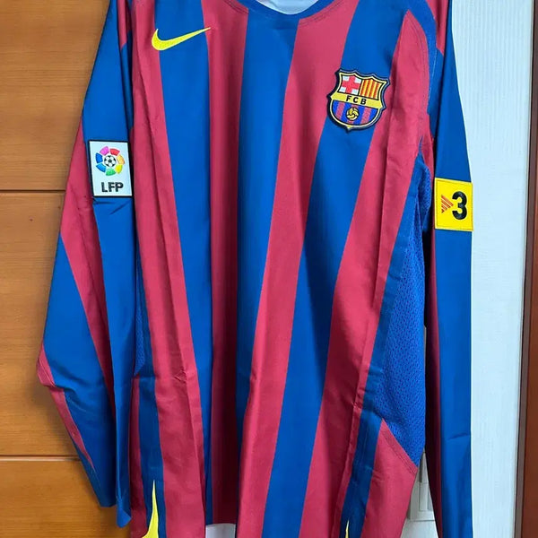 [BUNJANG] Barcelona 05-06 Ronaldinho Reissue Jersey / 05-06 바르셀로나 리이슈 호나우지뉴 유니폼