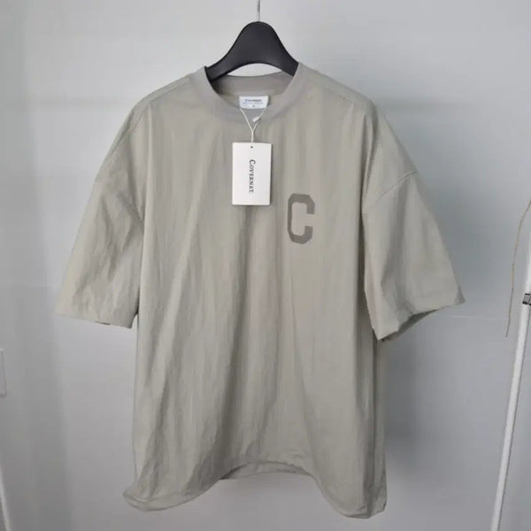 [BUNJANG] Covernat College Tech Nylon T-Shirt Men's M / 커버낫 컬리지 테크 나일론티[미사용] 남성M 6G27