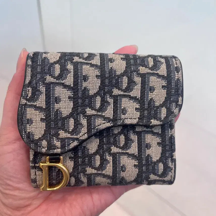 [BUNJANG] Dior Saddle Oblique Bifold Wallet / 디올 새들 오블리크 반지갑