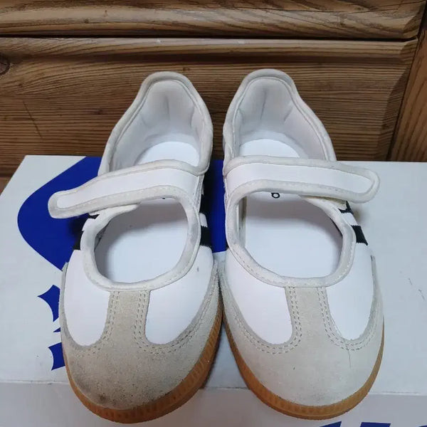 [BUNJANG] Adidas Samba Jane Mary Jane White (220mm) / 아디다스 삼바 제인 메리제인 화이트 모델(220mm)