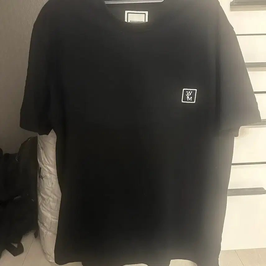 [BUNJANG] Wooyoungmi Basic Logo Short-Sleeve T-Shirt / 우영미 기본 로고 반팔