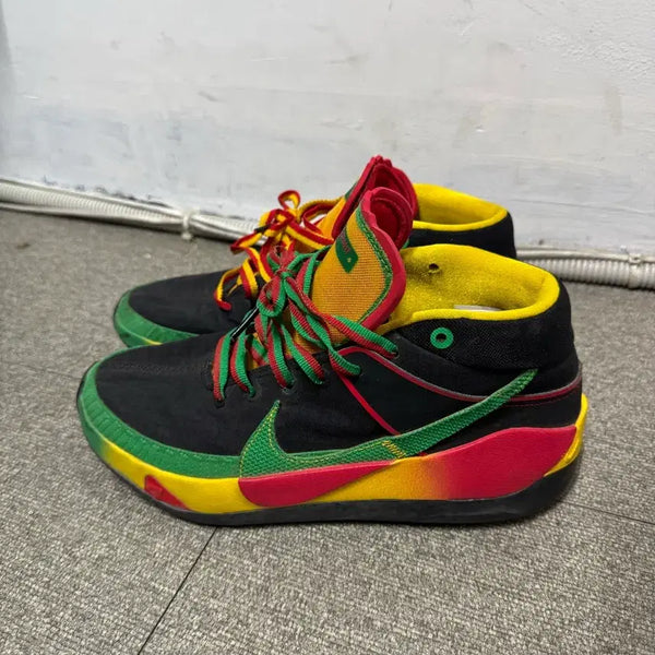 [BUNJANG] Nike KD13 Rasta Sneakers / (260)나이키 KD13 라스타