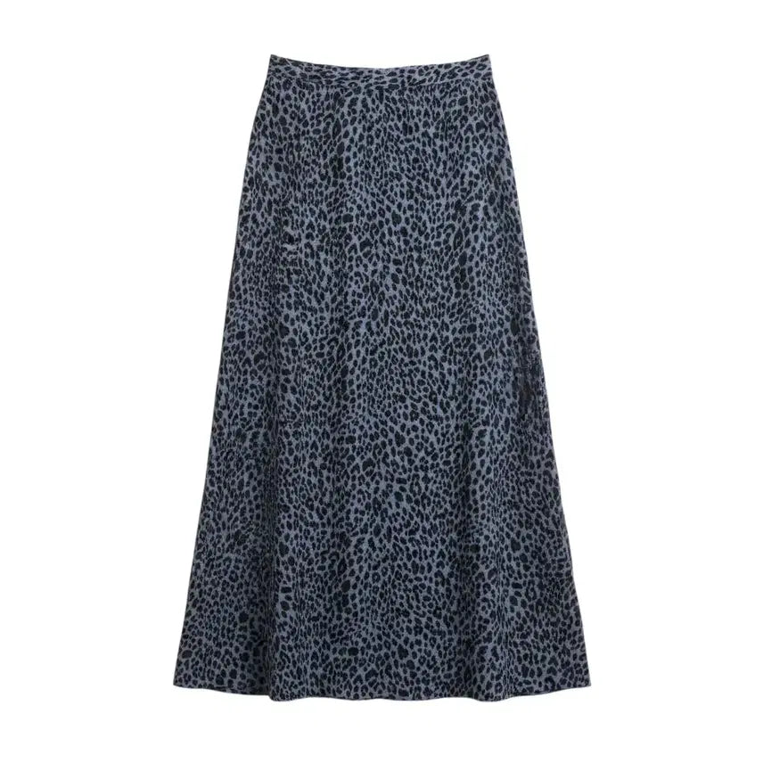 [BUNJANG] Women's A Better Day Leopard Banding Skirt / 여성F/ A Better Day 레오파드 밴딩스커트BL