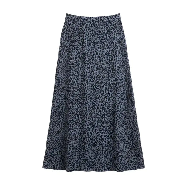 [BUNJANG] Women's A Better Day Leopard Banding Skirt / 여성F/ A Better Day 레오파드 밴딩스커트BL