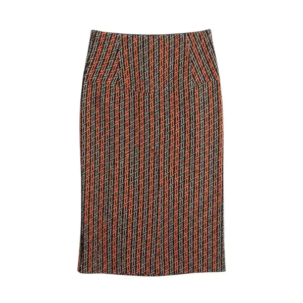 [BUNJANG] System Pattern Skirt with Inner Banding / 여성 67-98/ 시스템 패턴 속밴딩 롱 스커트