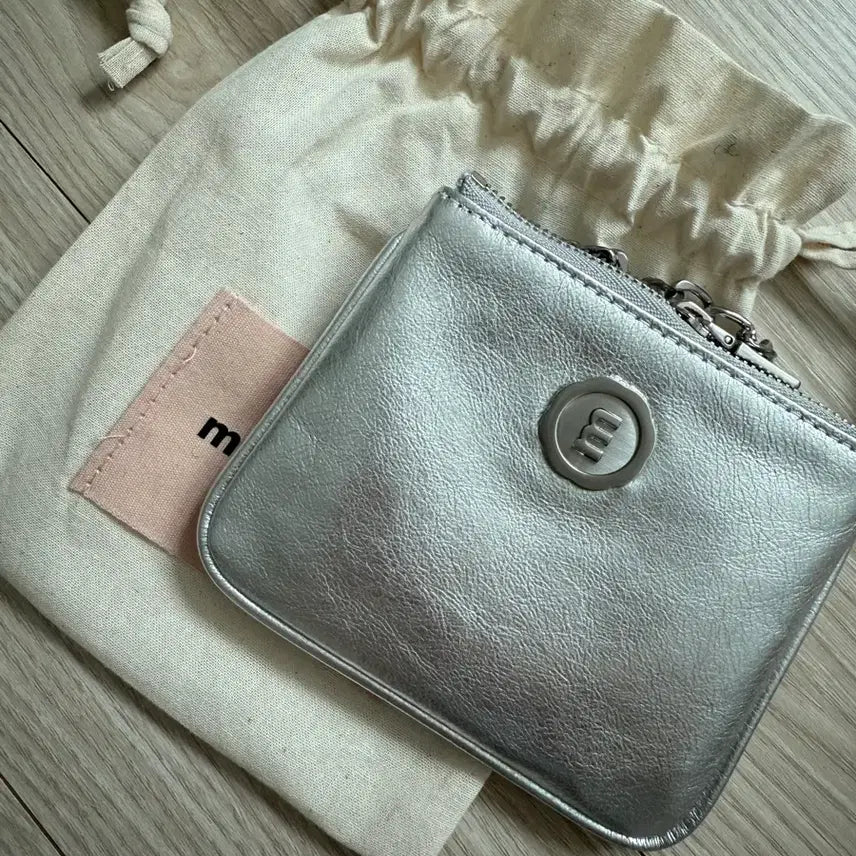 [BUNJANG] minitmute Brett Micro Silver Bag / 미닛뮤트 브렛 마이크로 실버