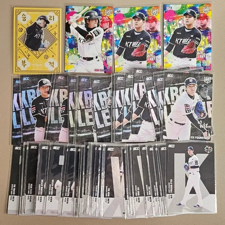 [BUNJANG] KT Baseball Cards Bundle Set (65 pcs) / [정리] 2026 KBO카드 [KT 65장]