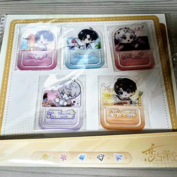 [BUNJANG] Love and Deep Space Bookmark Set (Shim Seonghoon, Lee Seo-eon, Gi-wook, Jin-woon, Ha-joo) / 러브앤딥스페이스 럽딥 특전 심성훈 이서언 기욱 진운 하우주 양도판매