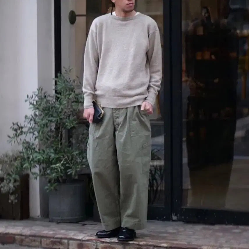 [BUNJANG] A.Presse USAF Herringbone Pants / a.presse 아프레쎄 usaf 팬츠 (헤링본)