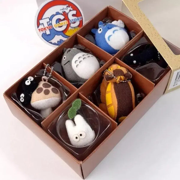 [BUNJANG] Studio Ghibli My Neighbor Totoro Mascot Keychain Set / 토토로 미니봉제 키홀더
