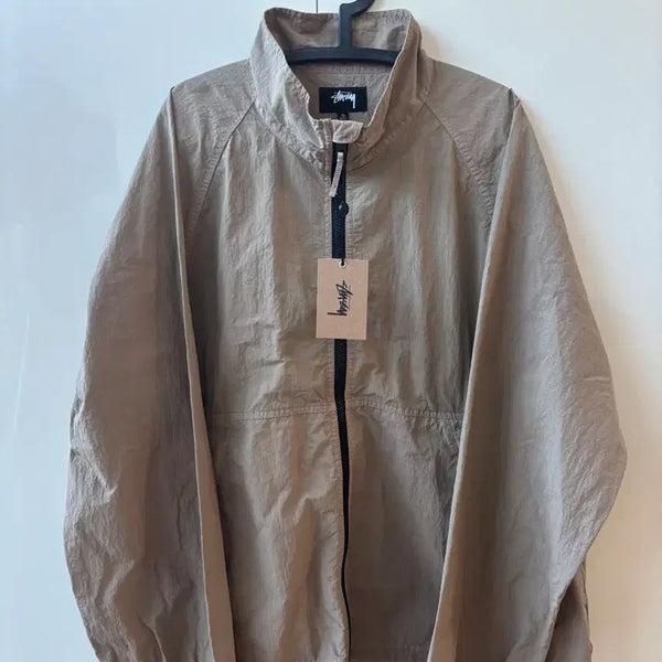 [BUNJANG] Stussy Warm-Up Jacket Coyote XL / 스투시 웜업 자켓 XL (코요태)
