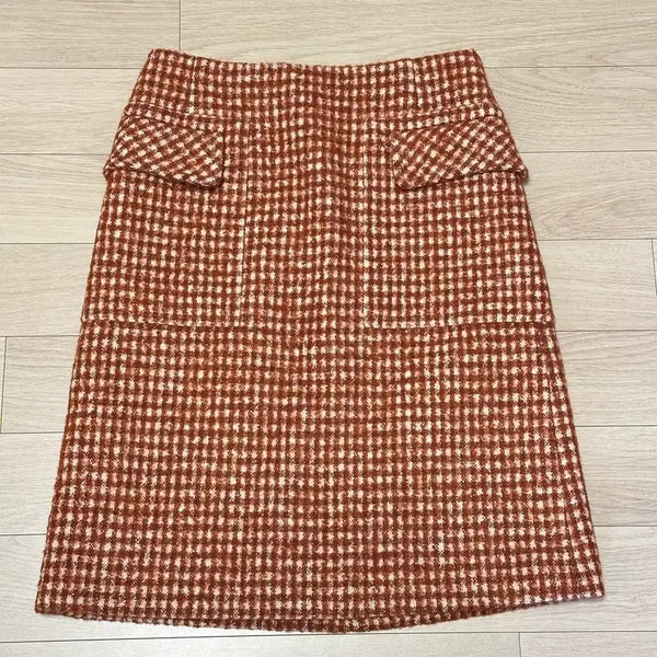 [BUNJANG] Bottega Veneta Checkered Skirt / 보테가 베네타 스커트 38(64-88)
