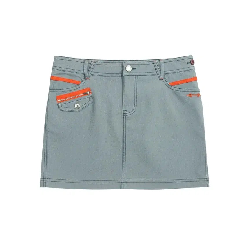 [BUNJANG] Louis Castel Stitch Golf Skirt / 여성67/ 루이까스텔 스티치 골프스커트GN