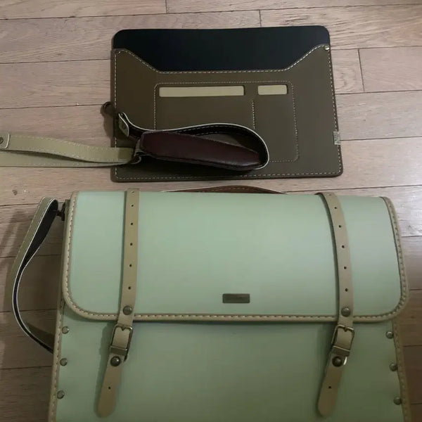 [BUNJANG] Elifactory Shoulder Bag Mint Beige / 엘리팩토리 숄더백 민트 베이지 17인치 판매