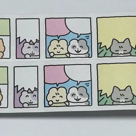 [BUNJANG] Hihiclub Speech Bubble Washi Tape Kiss Cut / [마테띵] 히히클럽 말풍선 모조지 키스컷 띵