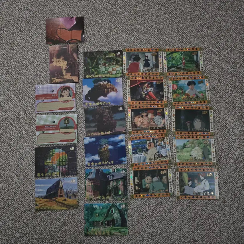 [BUNJANG] Ghibli Animation Masterpiece Hologram Collection Random Cards Bundle Set / 지브리 애니메이션 명장면 홀로그램 컬렉션랜덤카드 일괄