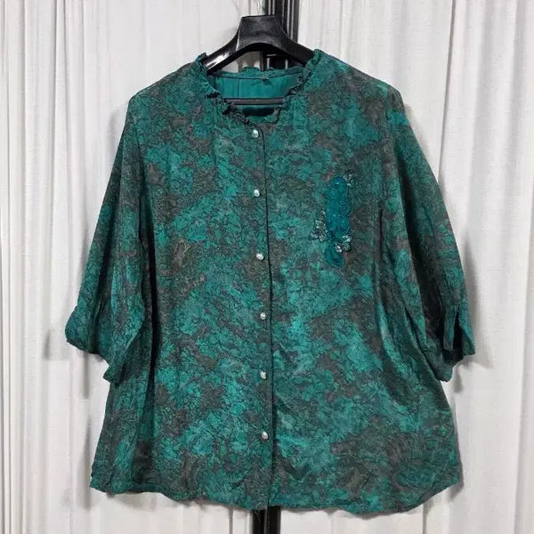 [BUNJANG] Elegant Rayon Blouse (Size 88) / 우아한인견블라우스(88)