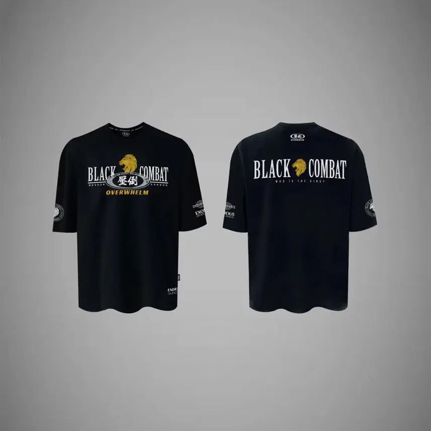 [BUNJANG] Abso x Black Combat Collaboration All-Rounder Short Sleeve T-Shirt / 압도X블랙컴뱃 콜라보 올라운더 반팔