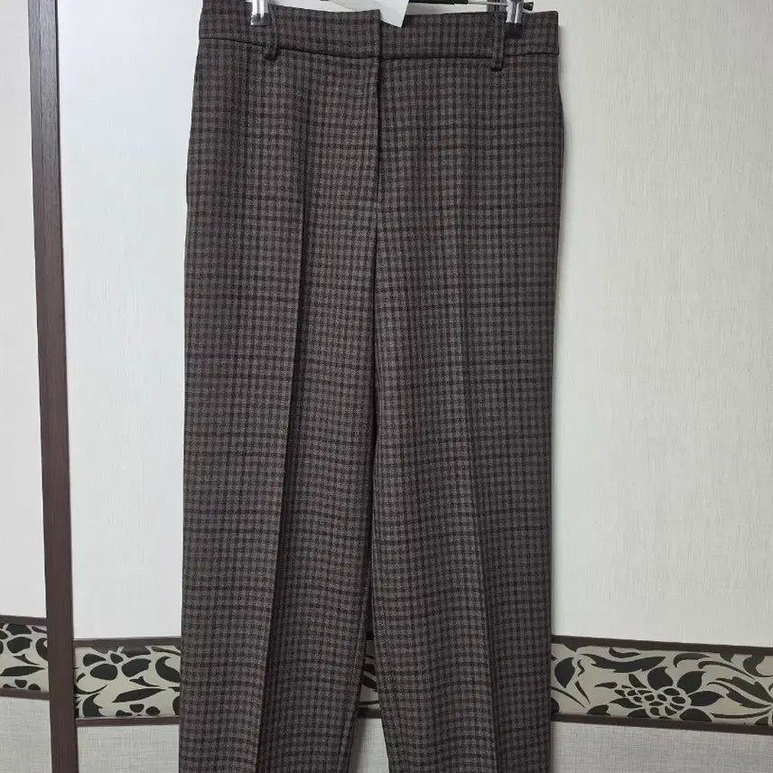 [BUNJANG] Lucky Chouette Brown Check Carbra Pants / (새) 럭키슈에뜨 브라운체크 카브라 팬츠