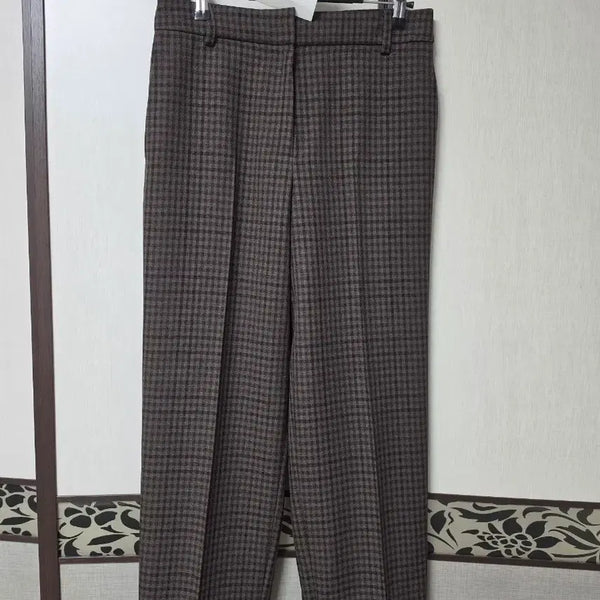 [BUNJANG] Lucky Chouette Brown Check Carbra Pants / (새) 럭키슈에뜨 브라운체크 카브라 팬츠