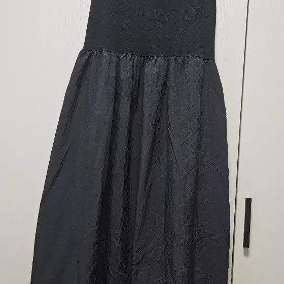 [BUNJANG] Black Sleeveless Maxi Dress / 블랙 민소매 원피스