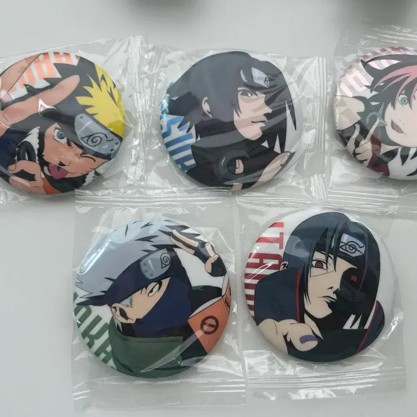[BUNJANG] Naruto Anime Pin Badge Set / 나루토 캔뱃지 세트