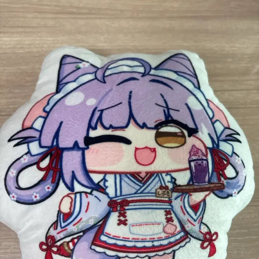 [BUNJANG] Stellive Tenko Shibuya Collaboration Cafe Cushion / 스텔라이브 텐코 시부키 콜라보카페 쿠션