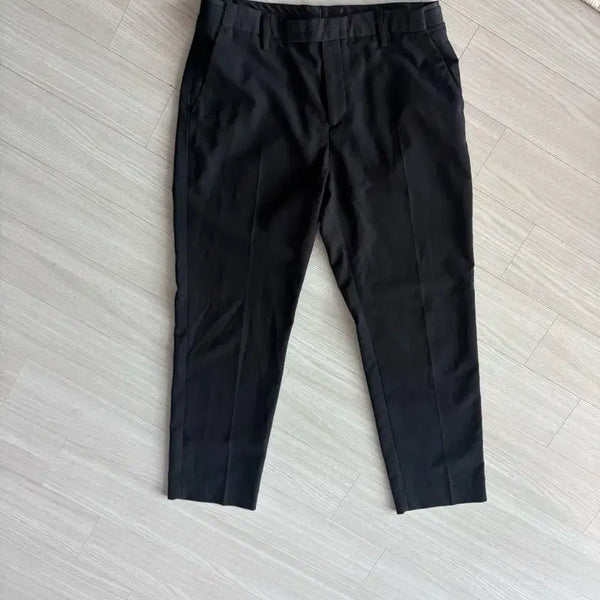 [BUNJANG] Musinsa Standard Tapered Fit Slacks Black / 무신사스탠다드 테이퍼드핏 슬랙스 32