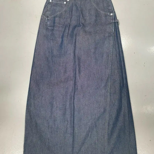 [BUNJANG] Levi's Engineered Jeans Wrap Long Skirt / 리바이스 엔지니어 진 랩 롱스커트