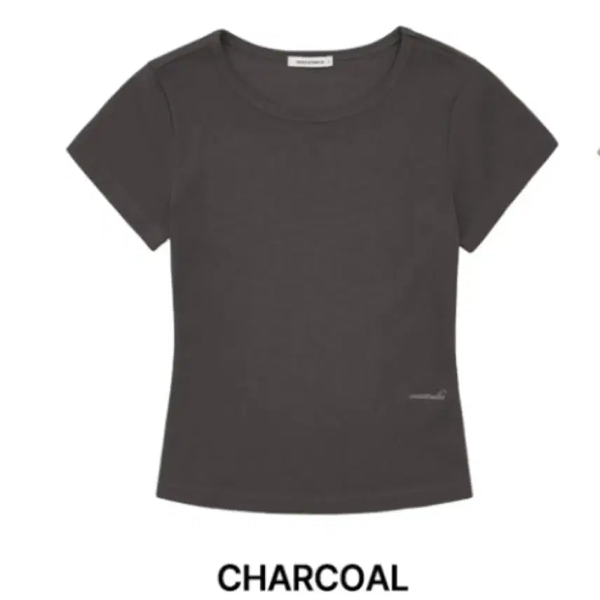 [BUNJANG] 1993 Studio Basic Woman T-Shirt Charcoal M / 1993스튜디오 베이직 우먼 반팔티 차콜 M(택o 새상품)