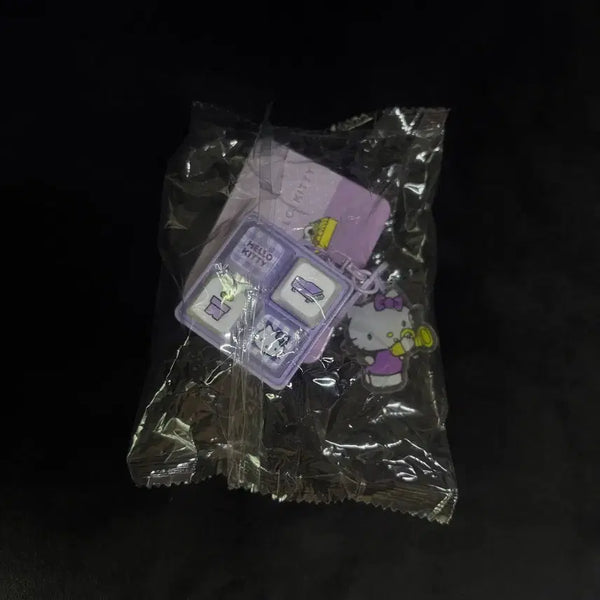 [BUNJANG] Sanrio Hello Kitty Sealed LED Keycap Keyring - Purple / 산리오 헬로키티 미개봉 LED 키캡 키링 퍼플