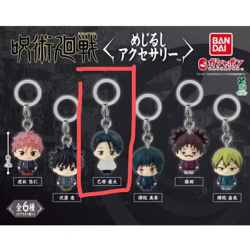 [BUNJANG] Jujutsu Kaisen Yuta Okkotsu Medallion Charm / 주술회전 유타 메지루시
