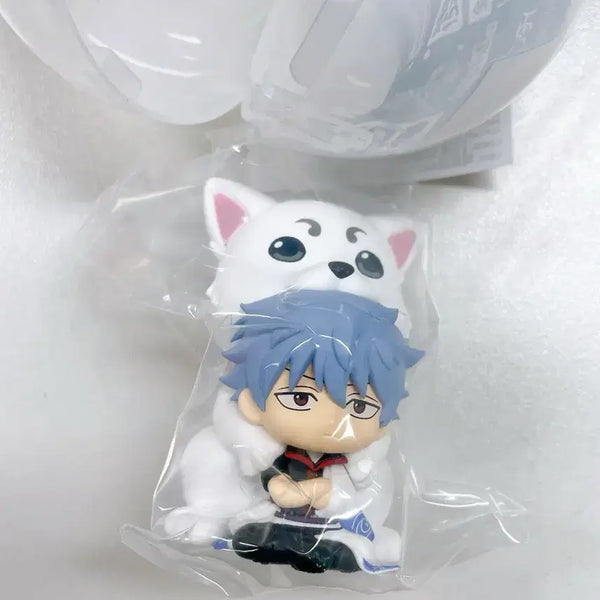 [BUNJANG] Gintama Gintoki + Sadaharu Mogu Mogu Figure (Sealed) / <은혼모구모구>_긴토키+사다하루(미개봉)