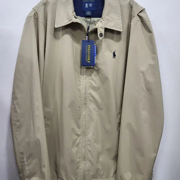 [BUNJANG] Polo Golf Ralph Lauren Varsity Wing Windbreaker Jacket (Beige) / 새상품. 폴로 골프 랄프로렌 바이스윙 윈드브레이커 자켓 (베이지)