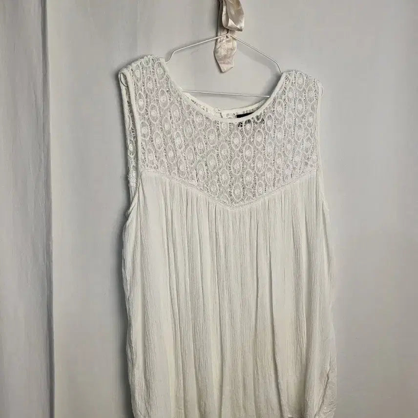 [BUNJANG] Vintage Laura Scott Crochet Blouse / 빈티지 로라 스콧 크로셰 블라우스