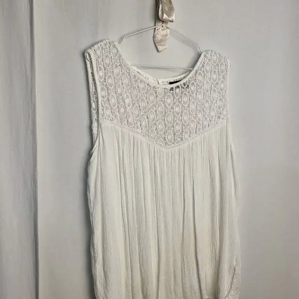 [BUNJANG] Vintage Laura Scott Crochet Blouse / 빈티지 로라 스콧 크로셰 블라우스