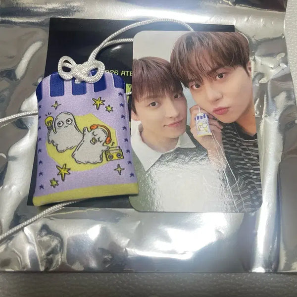 [BUNJANG] ATEEZ Bokjumeoni Hongjoong Jongho Cap Mags Photocard / 에이티즈 복주머니 홍중 종호 캡막즈