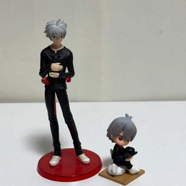 [BUNJANG] Evangelion Classic Kaworu Nagisa Figure Set / 세트) 에반게리온 고전 고양이 나기사 카오루 피규어