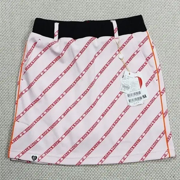 [BUNJANG] Mark &ロナ Golf Skirt Size 27-28 Pink Logo Print / (정품 새옷) 마크앤로나 골프 치마(27~28)