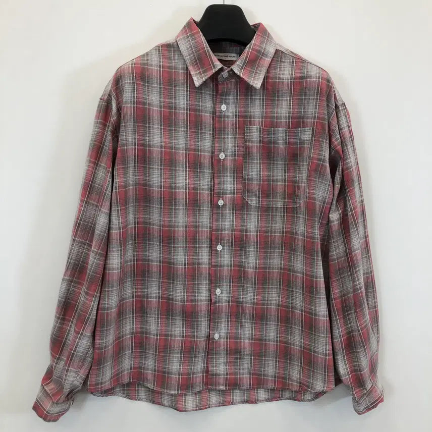 [BUNJANG] Slow Record House Check Overshirt Size S / 슬로우 레코드 하우스 체크 오버셔츠 S 90-95
