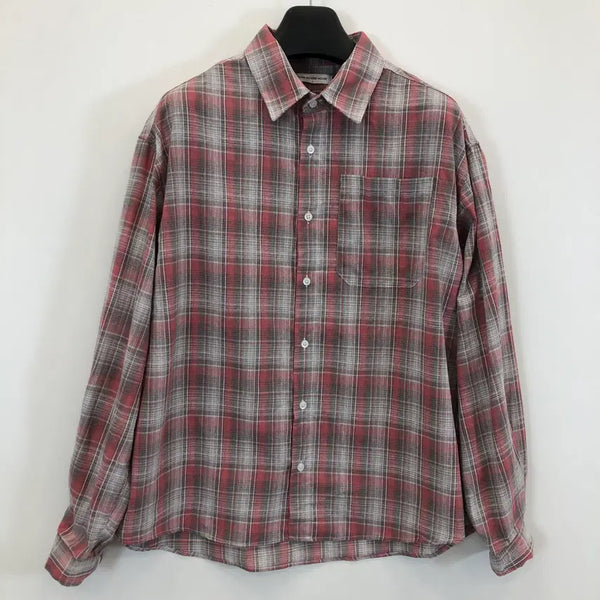 [BUNJANG] Slow Record House Check Overshirt Size S / 슬로우 레코드 하우스 체크 오버셔츠 S 90-95
