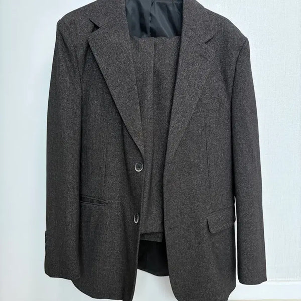 [BUNJANG] Saint New York Suit Set (Dark Brown) / SAINT NEW YORK 정장 세트(고동색)