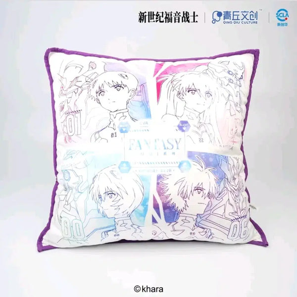 [BUNJANG] Neon Genesis Evangelion Pilot Original Illustration Cushion (Sealed) / (미개봉 새상품) 신세기 에반게리온 파일럿 원화 일러스트 쿠션