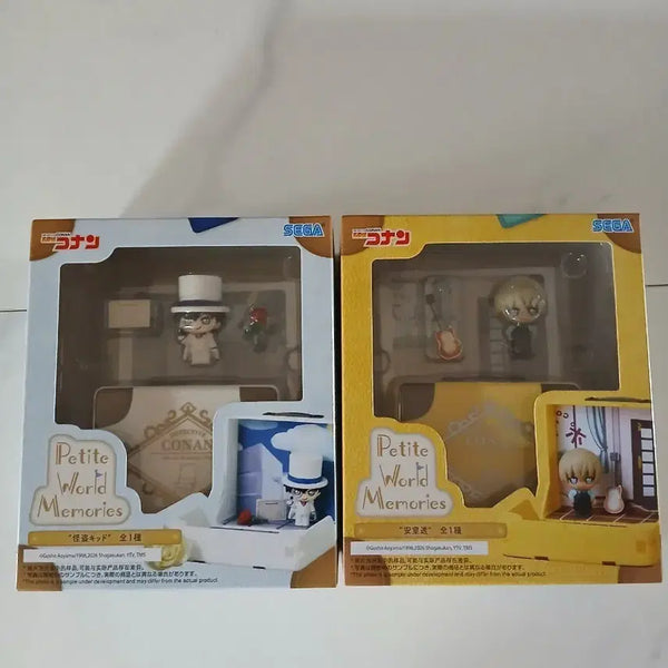 [BUNJANG] Detective Conan Petit' World Memories Sega Figures (Kaito Kid / Amuro) - Set of 2 / 최저가)명탐정 코난 페티트 월드 메모리즈 세가 피규어 2종 (괴도키드/아무로)