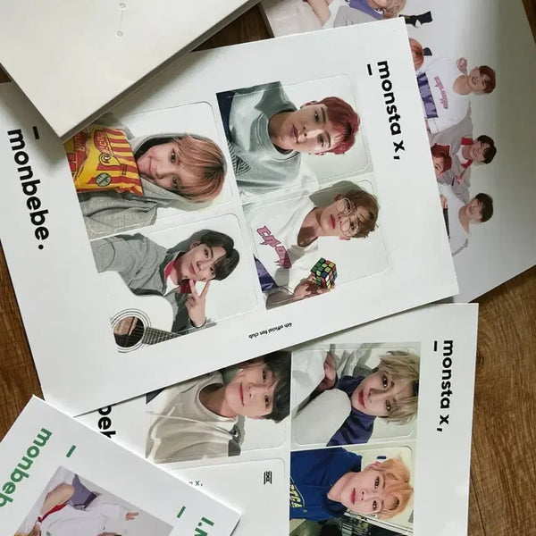 [BUNJANG] MONSTA X 4th Generation Fanclub Kit Monbebe Photocard Set / 몬스타엑스 4기 팬클럽 키트 몬베베 셔누 민혁 기현 형원 주헌 창균