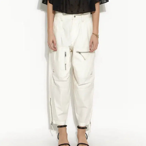 [BUNJANG] Isabel Marant Cargo Pants Ivory / 이자벨마랑 카고 팬츠 아이보리 036 (판매가 959,000)