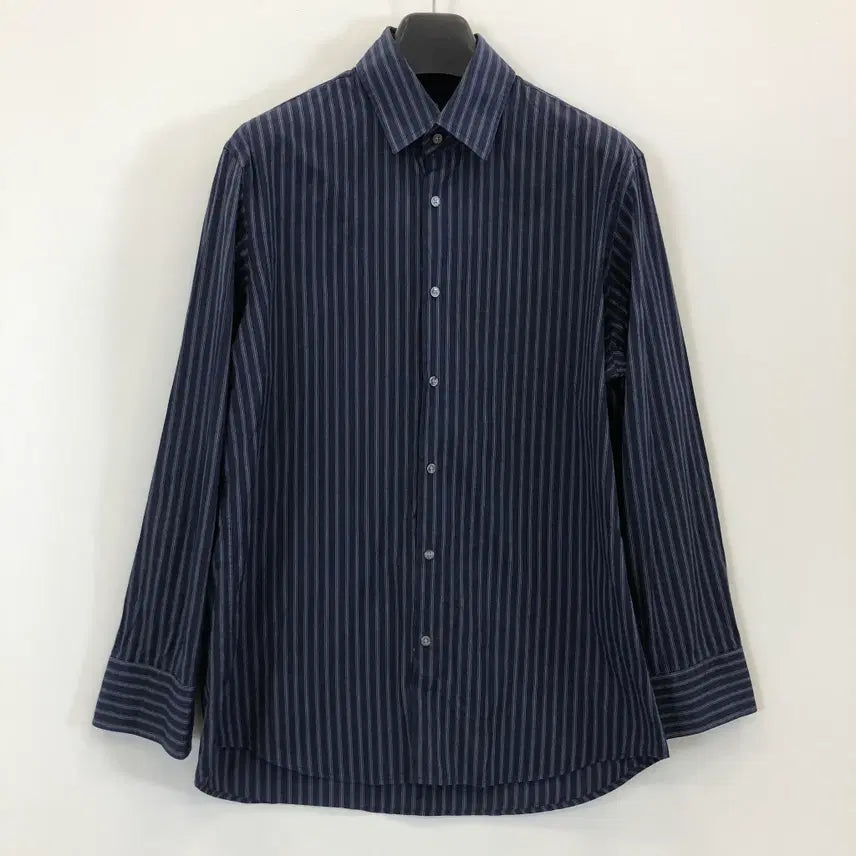 [BUNJANG] Hugo Boss Regular Fit Stripe Shirt Navy M / 휴고보스 레귤러핏 스트라이프 셔츠 M