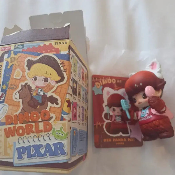 [BUNJANG] POP MART Dimoo Pixar Series Mei (Red Panda) Figure / POP MART 디모 픽사 시리즈(레드 판다 메이)